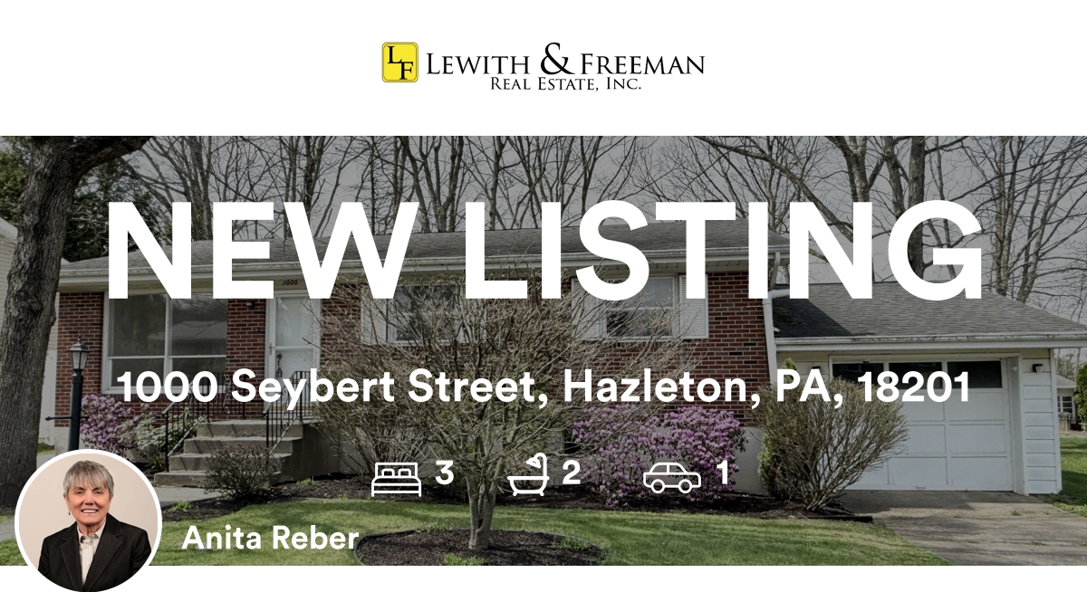 🛌 3 🛀 2 🚘 1
📍 1000 Seybert Street, Hazleton, PA, 18201

Our agent’s latest listing on RateMyAgent
(PA) AB049441L
rma.reviews/vubcl6imcmdf

...
#ratemyagent #realestate