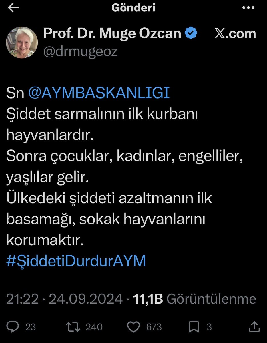 Prof. Dr. Muge Ozcan tweet media