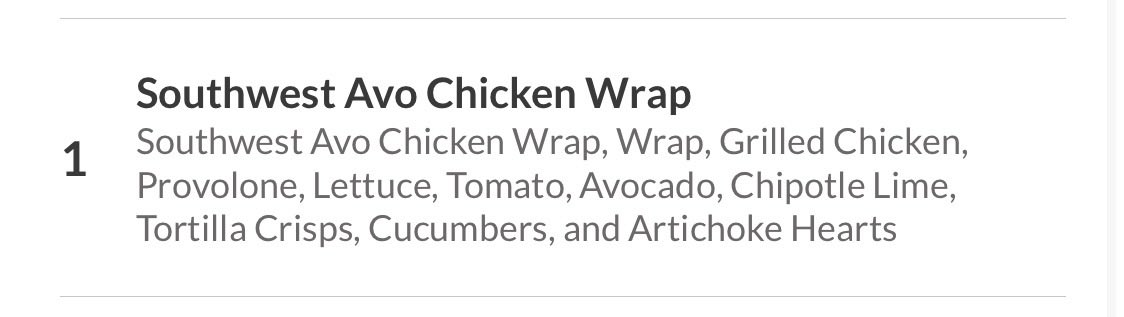 juschi11en's tweet image. Southwest avocado chicken wrap from Potbelly's #goodeats #yummers #lonch