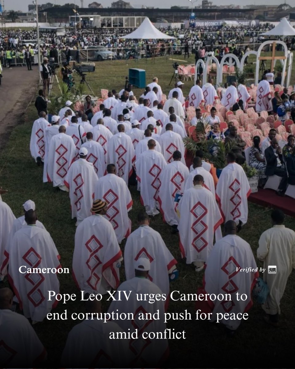 nmworlds's tweet photo. #Cameroon | A message that cuts deep, faith meets politics in a tense moment, calls for change echo across Cameroon, for further information https://t.co/gHMboC9q2j https://t.co/0YdYStZhLl