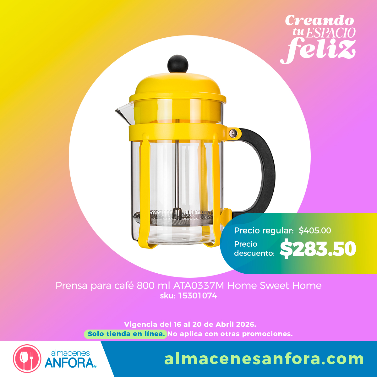 tiendasanfora's tweet image. ¡Haz clic, elige y ahorra! 💻🛒 Disfruta hasta 30% de descuento en marcas exclusivas sin filas y sin calor. 🛒👉 tinyurl.com/2a9ym5oc

#promocion #tiendaenlinea