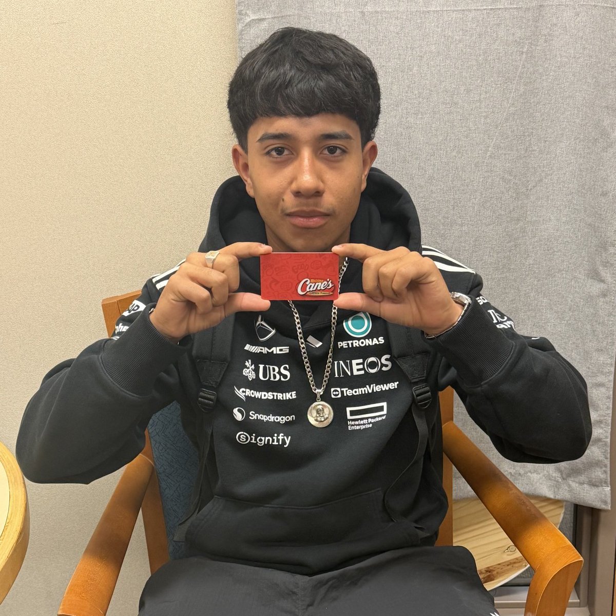 OPS_SouthHigh's tweet photo. Congratulations to our #PackTheClassroom attendance award winner, Manuel Muniz Hernandez. His exemplary attendance earned him a @raisingcanes Cane's gift certificate.

We also want to thank the South High PTO for their continued support in funding our attendance initiaives. https://t.co/oyPk2Y4f9f