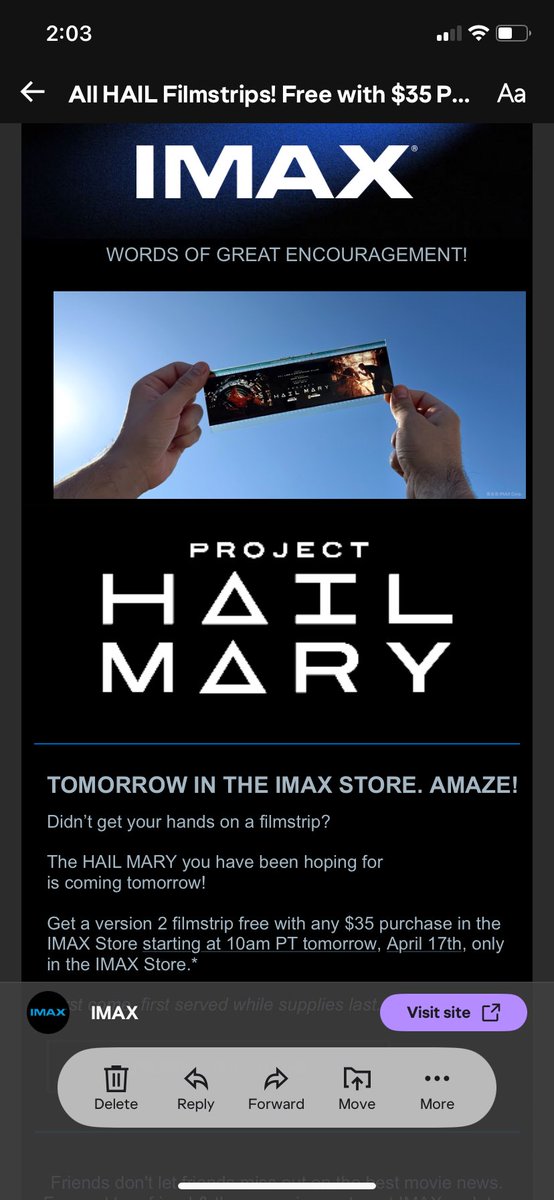 stfujon's tweet photo. don’t pmo IMAX i swear to god

if they haven’t taken care of bots then what’s the point, it’ll sell out 10 seconds before it’s on sale again https://t.co/3GixqzWdlK
