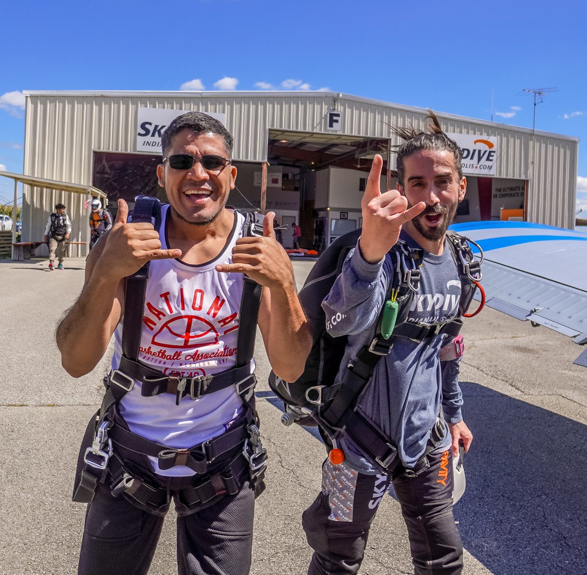 SkydiveINDY's tweet photo. Parachutes start popping tomorrow!

For more info., our FAQs, or to book your slot, visit https://t.co/g37yrYpjGO.

#letsdothisthing https://t.co/Dlc4rnKpc8