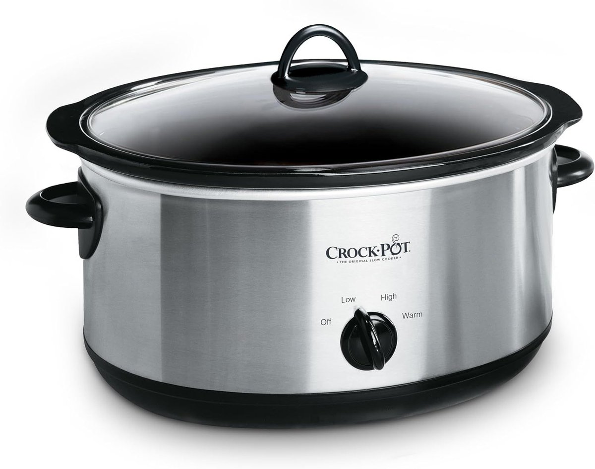 DealsDispatch's tweet image. 🚨 DEAL ALERT 🚨

Crock-Pot 7 Quart Oval Manual Slow Cooker, Stainless Steel (SCV700-S-BR), Versatile Cookware for Large Families or Entertaining

Find it here: dealsdispatch.com/deals/81

#AmazonDeals #TechDeals #Amazon #Deals