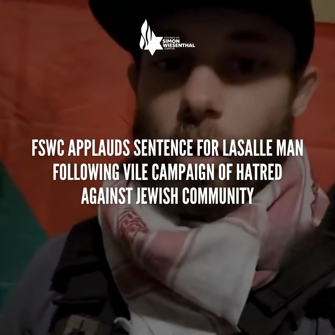 Friends of Simon Wiesenthal Center tweet media