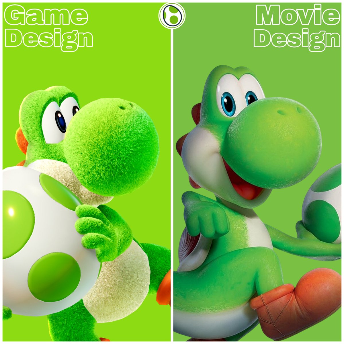 AcpLrp310's tweet image. 🔴🟢🦖Mario, Luigi, &amp;amp; Yoshi🍄🔦🥚

✨️⭐️Game Designs vs. Movie Designs🌟✨️

#Mario #Luigi #Yoshi 
#Nintendo #GameDesign #illumination #MovieDesign 
#SuperMario #Evolution #Comparison #Edit