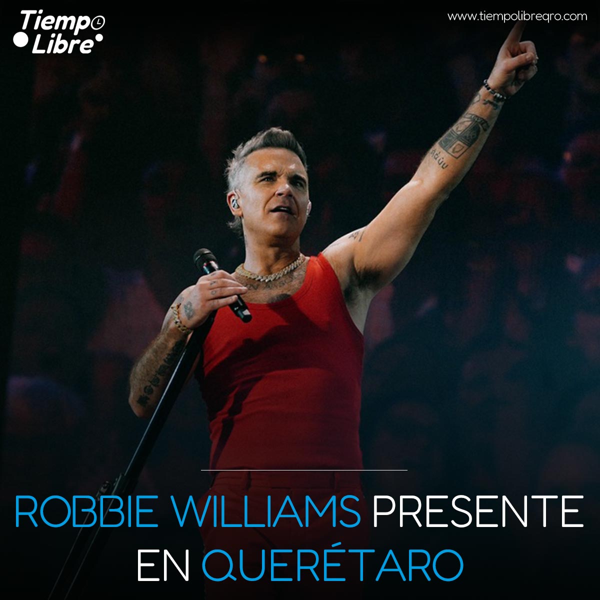 🎶🏴󠁧󠁢󠁥󠁮󠁧󠁿 Robbie Williams (<a href="/robbiewilliams/">Robbie Williams</a>) finalmente extenderá su dominio al Autódromo de #Querétaro el próximo sábado 10 de octubre.

📌 El rey del britpop estará en <a href="/PulsoGNP/">Festival Pulso GNP</a> 2026.

👉 tiempolibreqro.com/robbie-william…