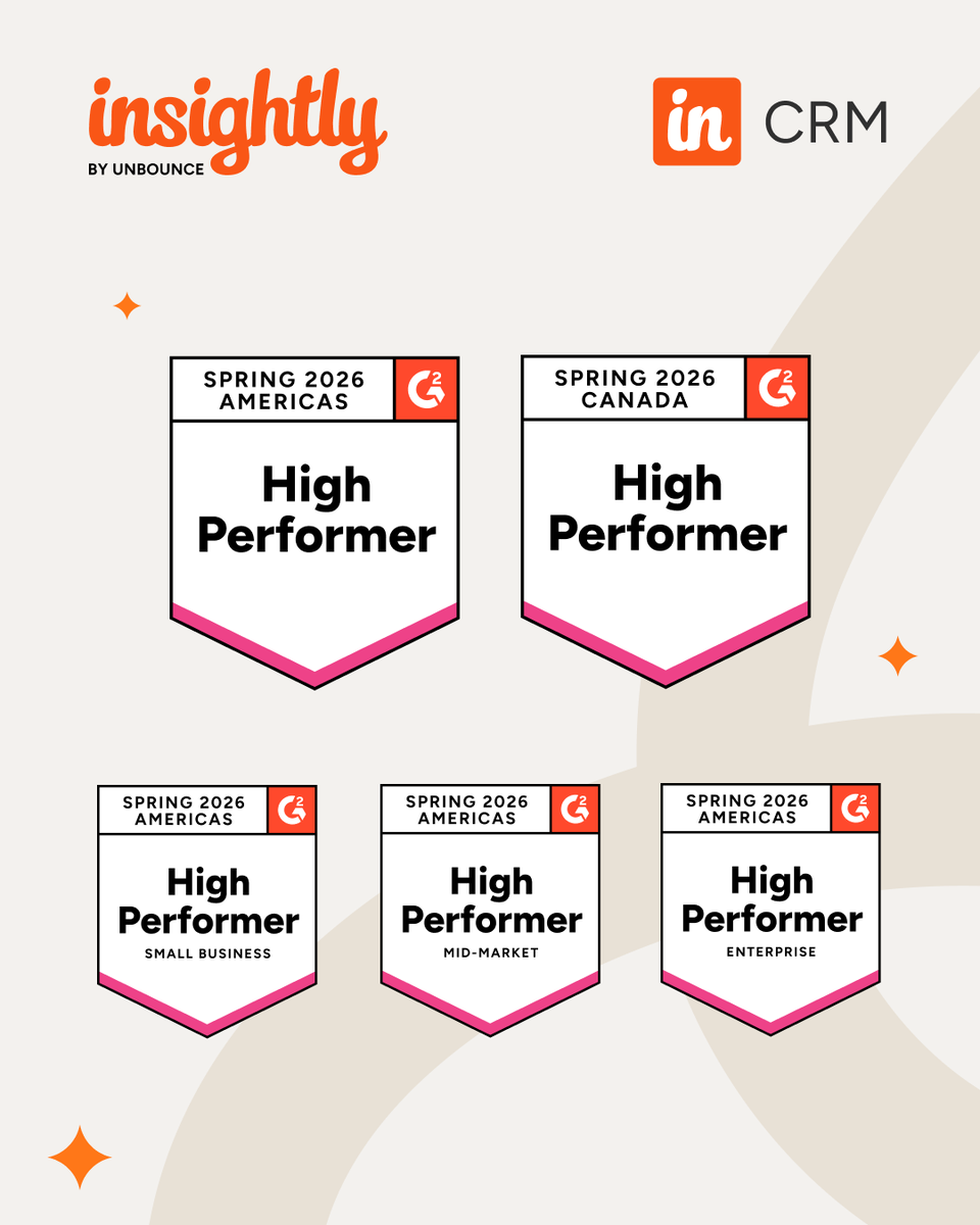 Insightly CRM by Unbounce tweet media