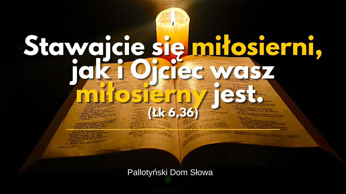 Dom_Slowa's tweet photo. Miłosierdzie jest podobieństwem do Ojca.

Greckie oiktirmōn mówi o współczuciu, czułości i bliskości. Miłosierdzie to nie jest słabość serca, to jego dojrzałością. Kto żyje blisko Ojca, ten coraz bardziej nosi w sobie Jego sposób patrzenia na człowieka. #MiłosierdzieBoże #Tydzień https://t.co/73DbOhIGTJ
