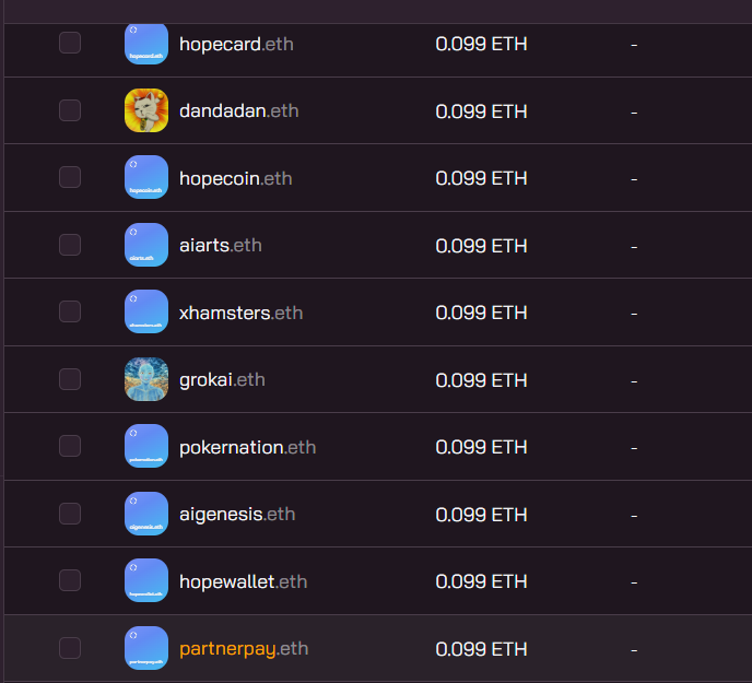 kushari96's tweet image. Everyday lowered 1 cent 👀⚡0.099 ETH  @ensvision  
❤️❤️🔁🔁👀👀👇👇💎

#ENS #Web3 #ensdomains #Ethereum