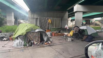 CaltransDist3's tweet image. For the #SafetyFirst of the traveling public, on April 10, Caltrans and partnering agencies, removed an encampment on 3rd Street US 50 underpass in Sacramento. Crews removed approx. 10 yd³ of debris and trash, partnering agencies provide assistance to 5 at the encampment.