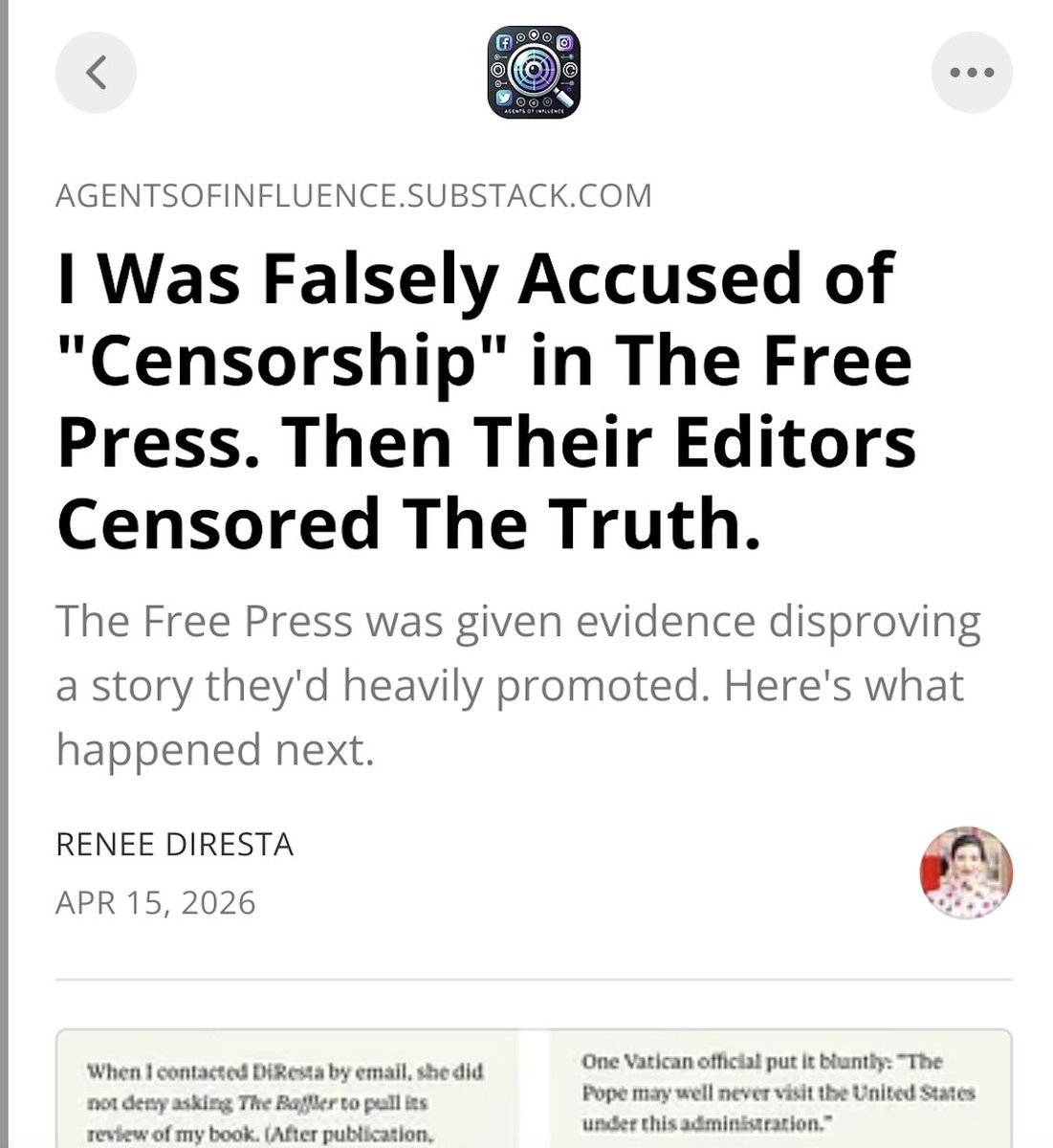 Renee DiResta tweet media