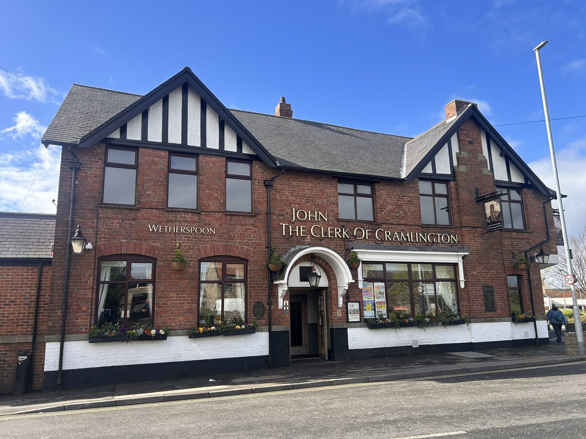 DaveVarley7's tweet image. 596 John The Clerk of Cramlington, Cramlington
#wetherspoons #wetherspoon