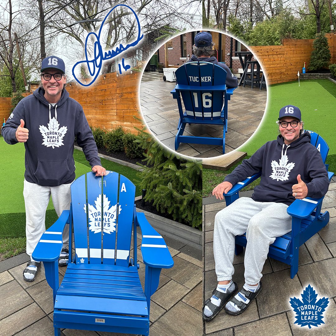MyCustomChairs's tweet photo. https://t.co/Ba6fH5ZrLq Great meeting @MapleLeafs Legend @16DarcyTucker #leafs #legend #canada https://t.co/fKKEqZlyYo