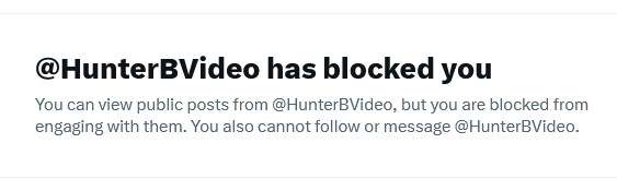 Avatar_Country2's tweet photo. @HunterBVideo No, now, don't be a p ssy just because someone spoke the truth

Grow up, son https://t.co/eAGVpUnQof