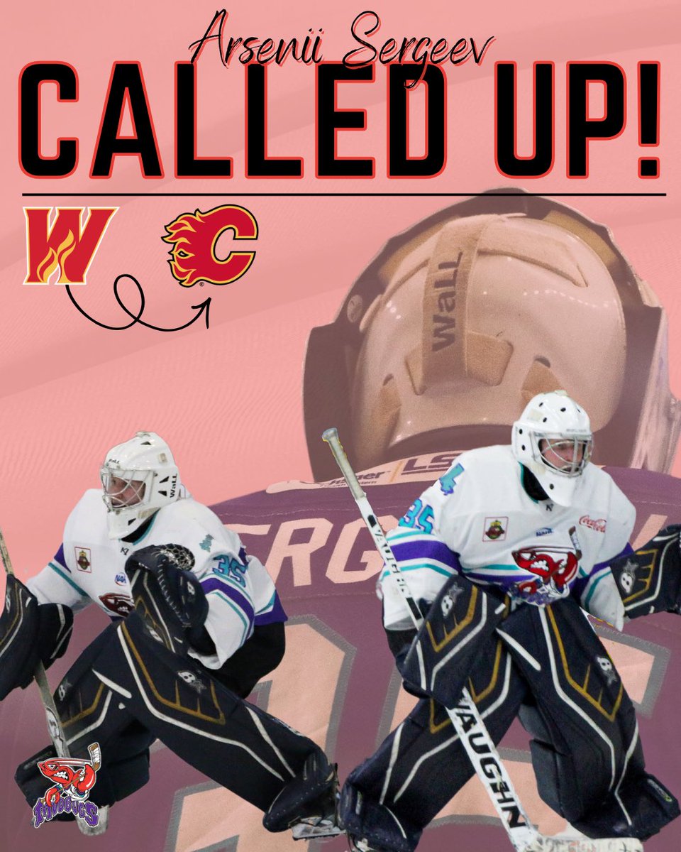 2020-2021 Mudbug Alumni Arsenii Sergeev has been called up to the Calgary Flames! Goodluck Arsenii!