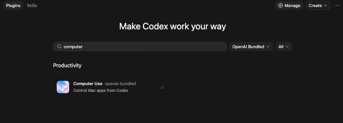 OscardProd's tweet photo. @dballen21 @thsottiaux Only available for MacOS now based on what I see. https://t.co/uiUUVYhq1C