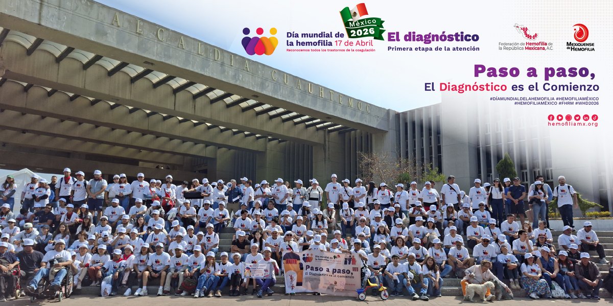 ¡Logramos mover a México por la #Hemofilia!
Gracias a los cientos de personas, familias, ciclistas y especialistas que se sumaron para visibilizar la Hemofilia y los trastornos de la coagulación
#DíaMundialDeLaHemofilia #HemofiliaMéxico #FHRM #ACMHC #ComunidadFHRM #HemofiliaMX