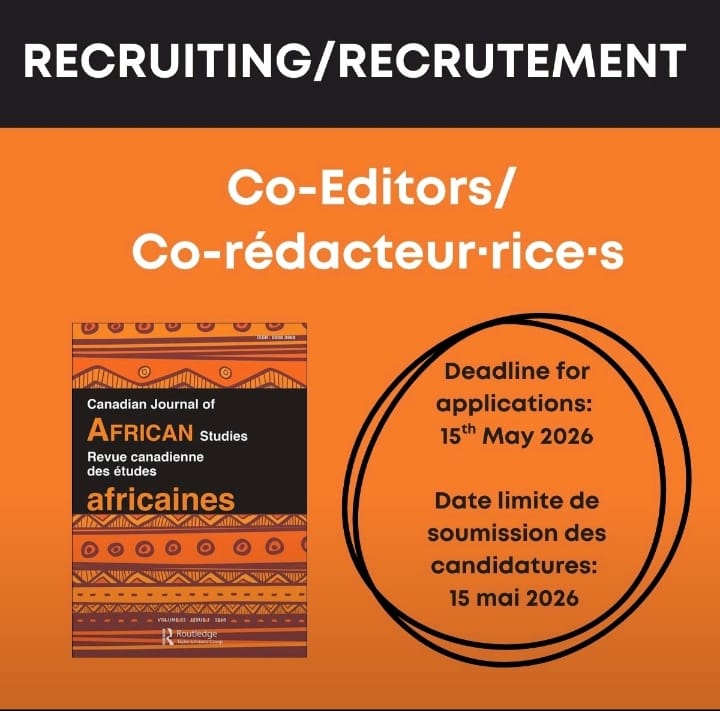 CJAS_RCEA's tweet photo. @CJAS_RCEA a le plaisir d’annoncer que l’appel à candidatures pour les postes de co-rédacteur·rice·s est désormais ouvert, avec une date limite fixée au 15 mai 2026. https://t.co/EmQ47bKCeN