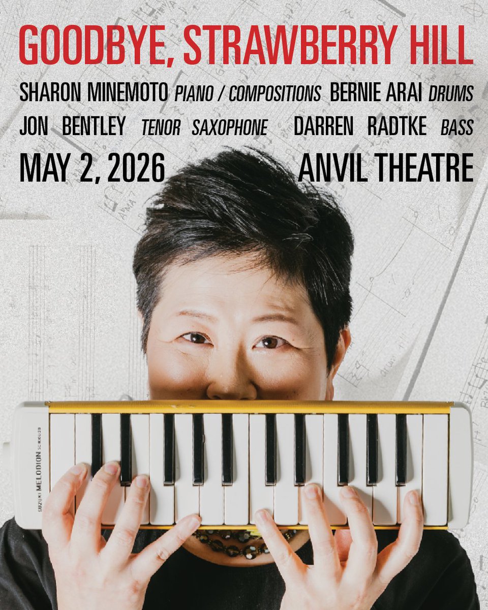 anviltheatrenw's tweet image. With the support of the Japanese Canadian Legacies Society, Sharon Minemoto composed original works inspired by and reflecting her family’s experience during WWII. Join us on May 2 to celebrate the launch of "Goodbye, Strawberry Hill": anviltheatre.ca/event/goodbye-…

#newwest #concert