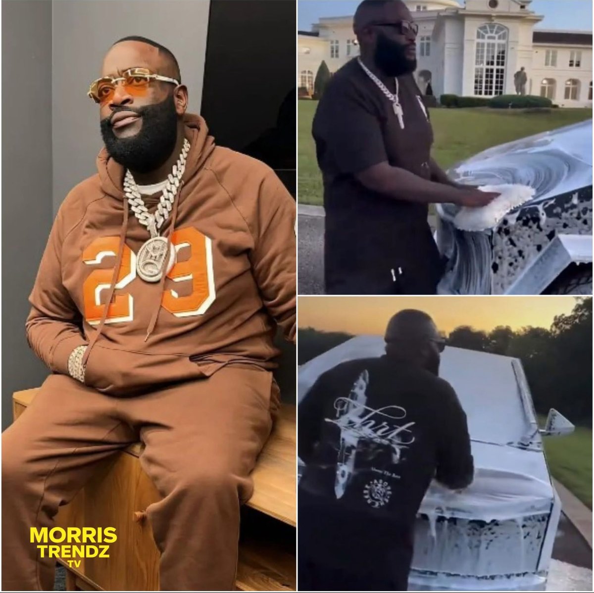 esegbonaluis's tweet photo. Rick Ross once made a surprising revelation while washing his Cybertruck.

Rick Ross 🗣️: “I used to work at a car wash when I was broke,” he said. “Today, every type of car I ever washed and liked, I now own.”

He went on to say, “Even now, I still wake up early and wash my own car myself because that’s how it all started. That was my grind, and I’ll never forget it.”

Rick Ross believes that no matter how successful or wealthy you become, you should never forget the hard work that got you there.

Omo, this is a real reminder that hard work pays off. Keep pushing, keep grinding, and don’t give up. The effort you put in today will be the story everyone talks about tomorrow. ✌️