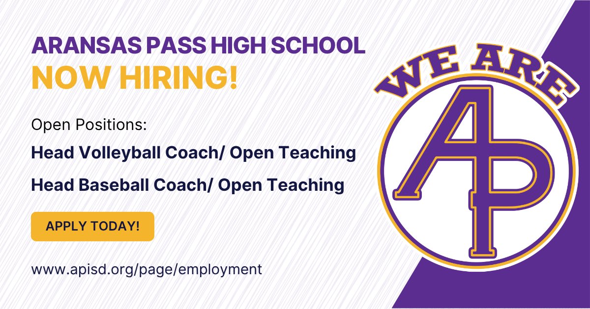 Aransas Pass ISD (@AransasPassISD) / Posts / X