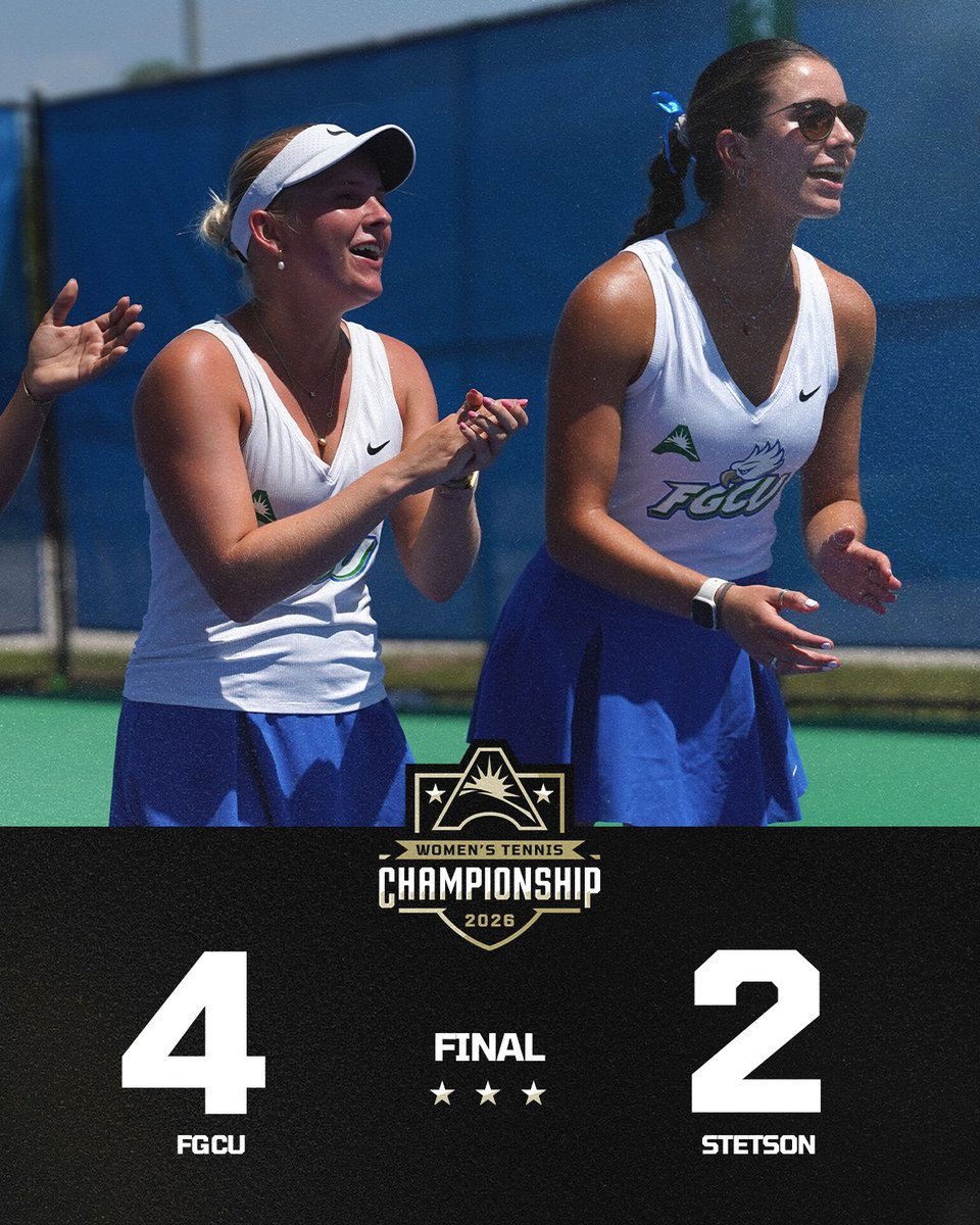 ASUNSports's tweet photo. Movin' On👏
#ASUNWTEN x @FGCU_WTEN https://t.co/JB6kue1lu6