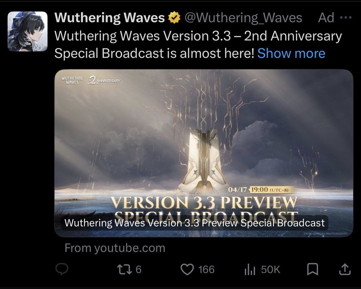 there’s zero way they are promoting a livestream with twitter ads man solon better have the craziest reveal ever 😭😭😭😭😭