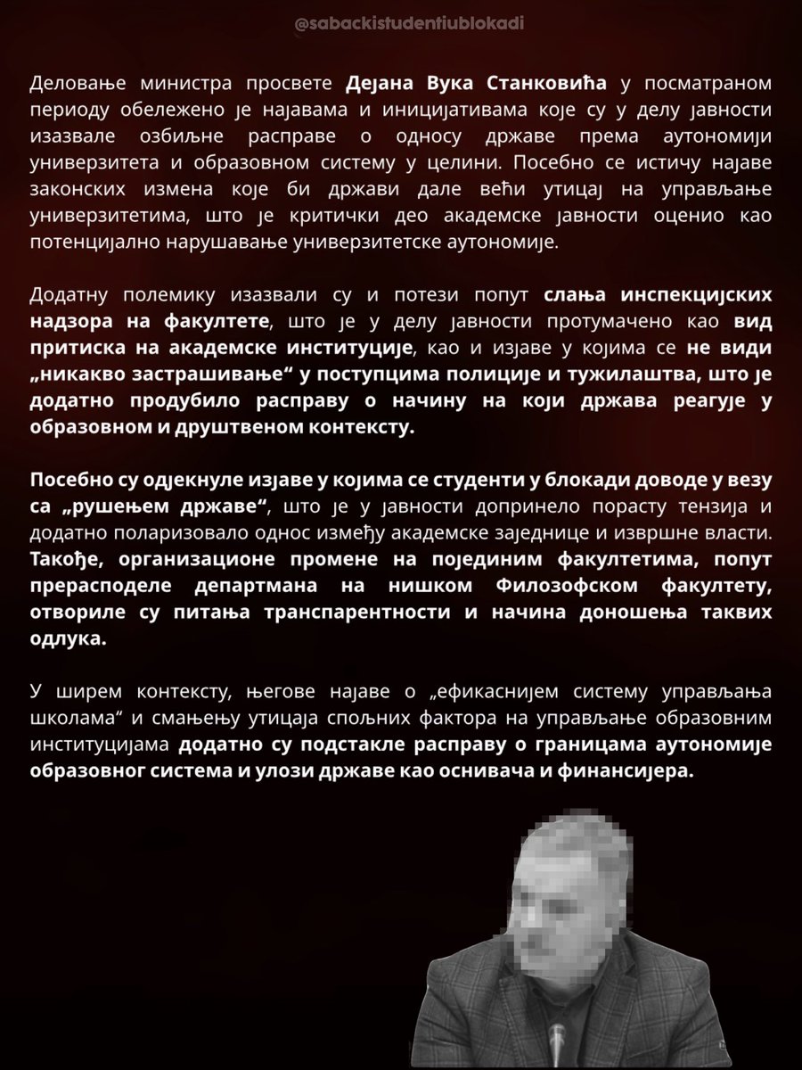 Šabački studenti u blokadi tweet media