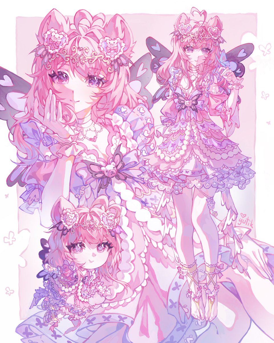 ytyutiktv's tweet photo. 🎀(*ᴗ͈ˬᴗ͈) ꕤ*.ﾟ౨ৎ˚🦋⟡
character ref sheet comm for @fairybeary9, ty! https://t.co/drEdMSDoqc