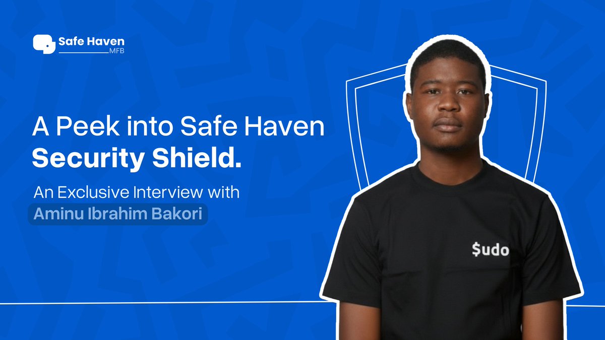 SafeHavenBank's tweet photo. A Peek into Safe Haven Security Shield.

 An Exclusive Interview with @Aminu_Bakori 

In today’s digital financial landscape, fraud isn’t just increasing, it’s evolving. From impersonation and account takeovers to insider threats and coordinated system attacks, the risk environment is more sophisticated than ever.

So what does it actually take to stay ahead?
We sat down with @Aminu_Bakori , Director at Safe Haven and Founder of @SudoAfrica, to unpack how the institution is building a security-first financial system in Nigeria.

Here’s what stood out:

-Real-time monitoring that flags anomalies before they escalate

-Hacker-mindset stress testing to proactively identify vulnerabilities
-Strict CBN compliance aligned with regulatory best practises

One powerful moment from the conversation:
A compromised account from another bank attempted...  Read the full interview and join the conversation here: https://t.co/yAWRpyHD2o

#FintechNigeria
#CyberSecurity
#DigitalSecurity
#FraudPrevention
#BankingSecurity
#FinancialTechnology
#SecureBanking
#SafeHaven
#SafeHavenSecurityShield