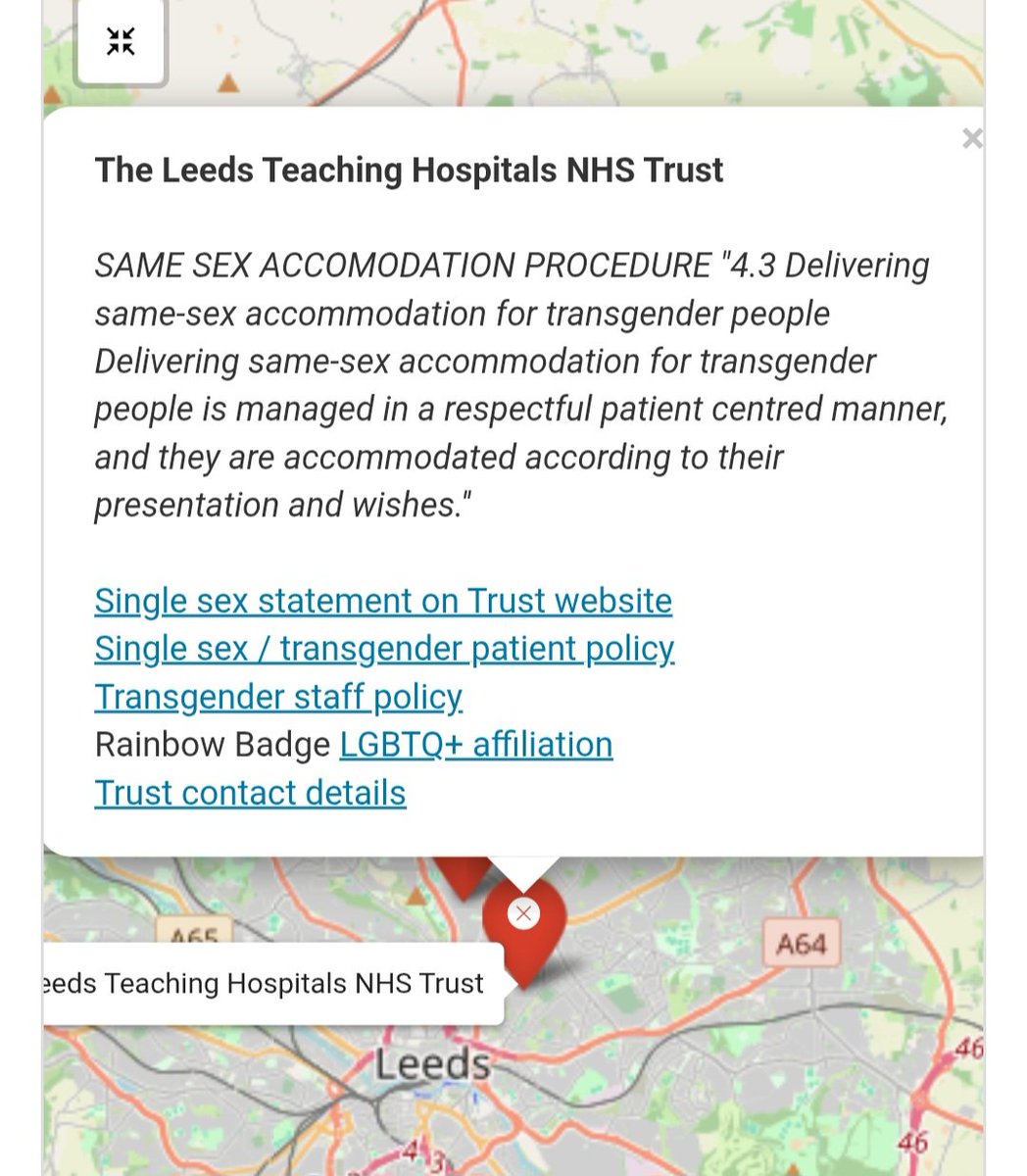 WRNKirklees's tweet photo. @BTHFT @SEENinHealth @CHFTNHS Next we visit policies at Leeds TH our regional specialist tertiary Trust
The safety, privacy & dignity of women & girls does not centre in policies
Transgender people accommodated according to their presentation & their wishes
@LeedsHospitals
#OneYearLater
#SafeguardingFail https://t.co/49c3DMrDWX
