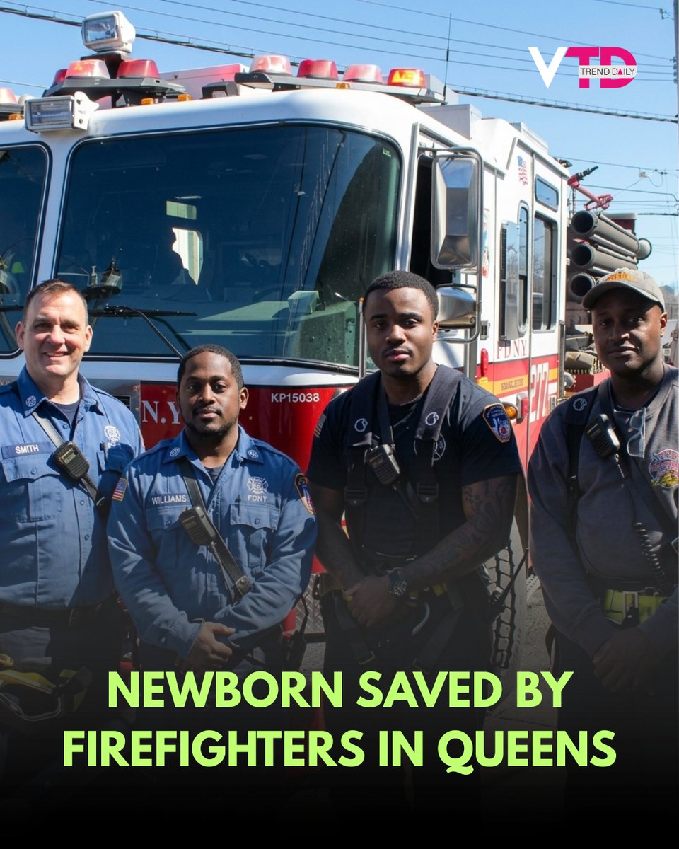 viraltrenddaily's tweet image. A newborn saved by firefighters in Queens is the kind of headline that reminds people what real heroism looks like.
#FDNY #Queens #NewbornSaved