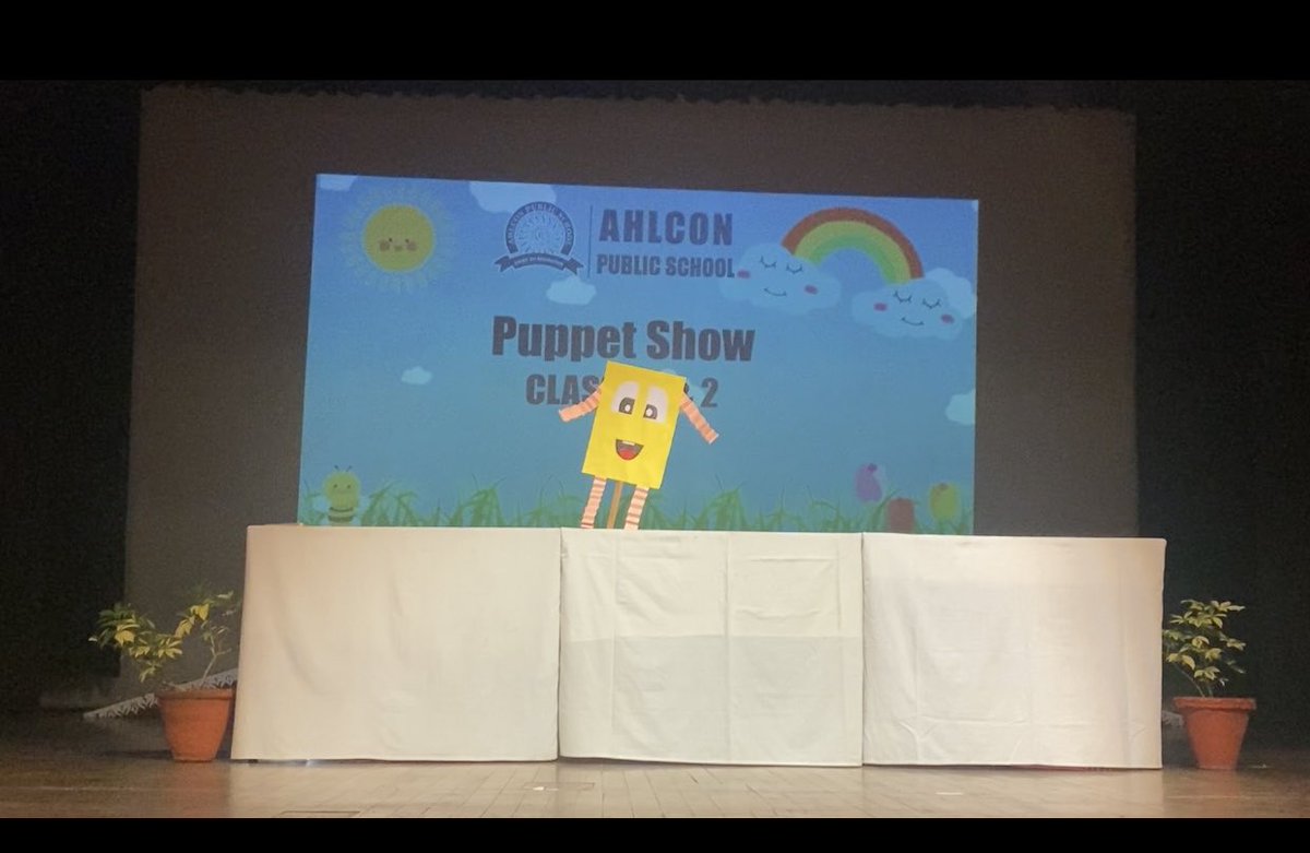 PublicAhlcon's tweet photo. #FOUNDATIONALSTAGE
Class 1 & 2 enjoyed the puppet show тАЬRainbow and the ColoursтАЭ ЁЯМИ! тЬиTeaching little ones that being unique is great, and being together is magic. #ValueEducation
#Individuality
#Togetherness
@ashokkp @Ahlconpublic1 https://t.co/RpS2j1pd0w