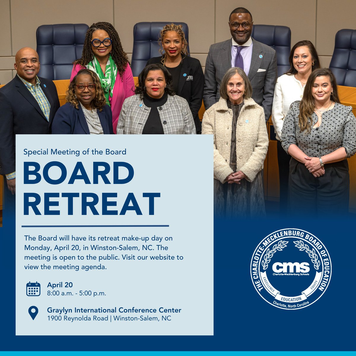 CMS Board of Education tweet media