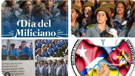 Día 16 Abril, Aniversario de las Milicias Nacionales Revolucionarias , nuestro pueblo Honra a Mujeres y Hombres de Nuestra Patria 🇨🇺 
#CubaCoopera
#UnidosPorCuba
#CubaEstaFirme
#CubaNoEstáSola