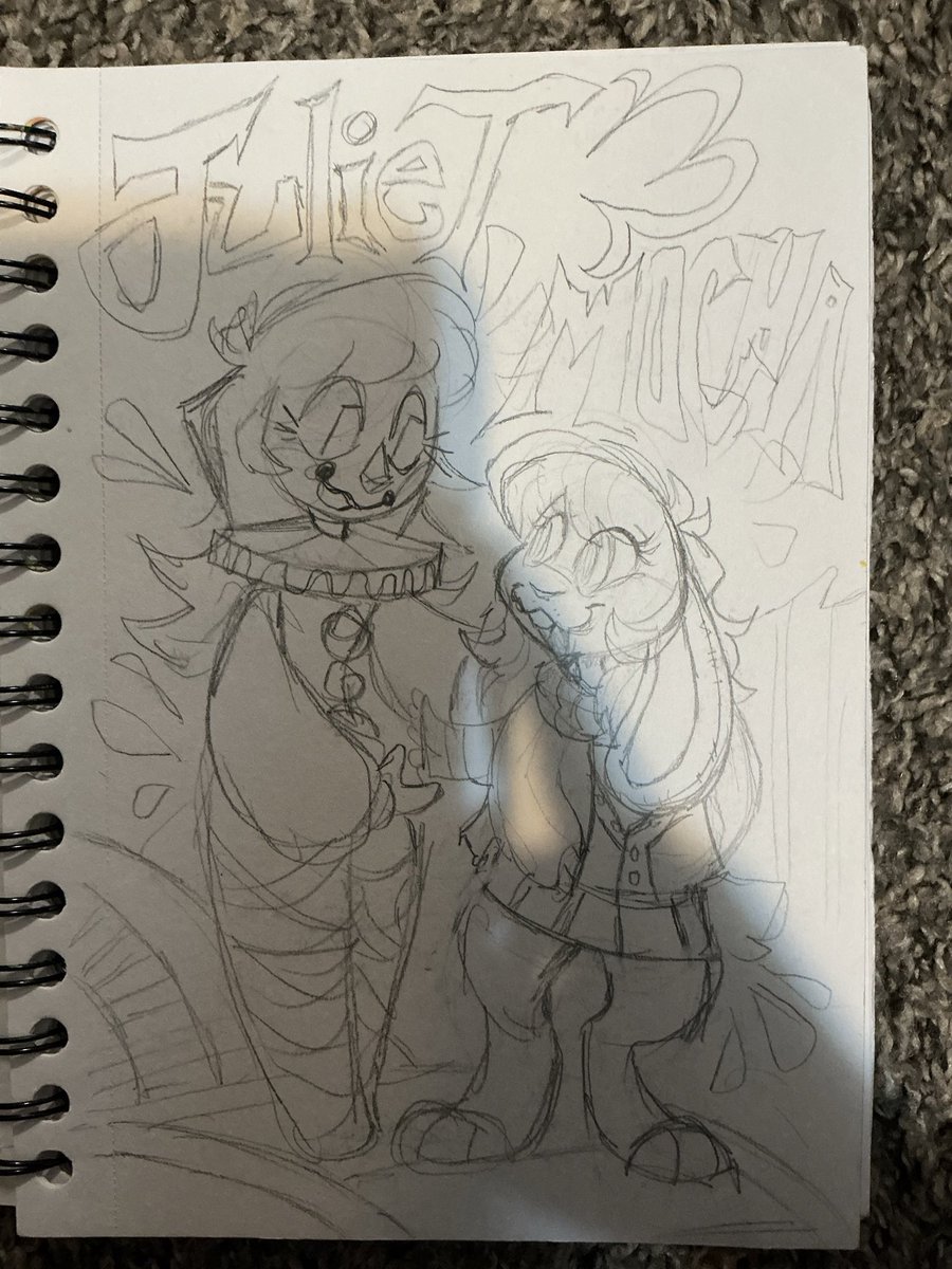 Mocha and Juliet #art #drawing #oc
