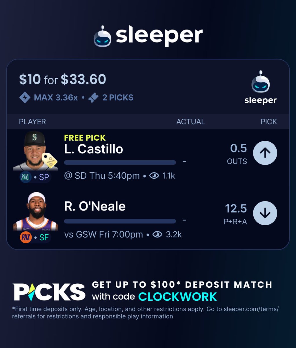 Tristan - Clockwork Sports tweet media