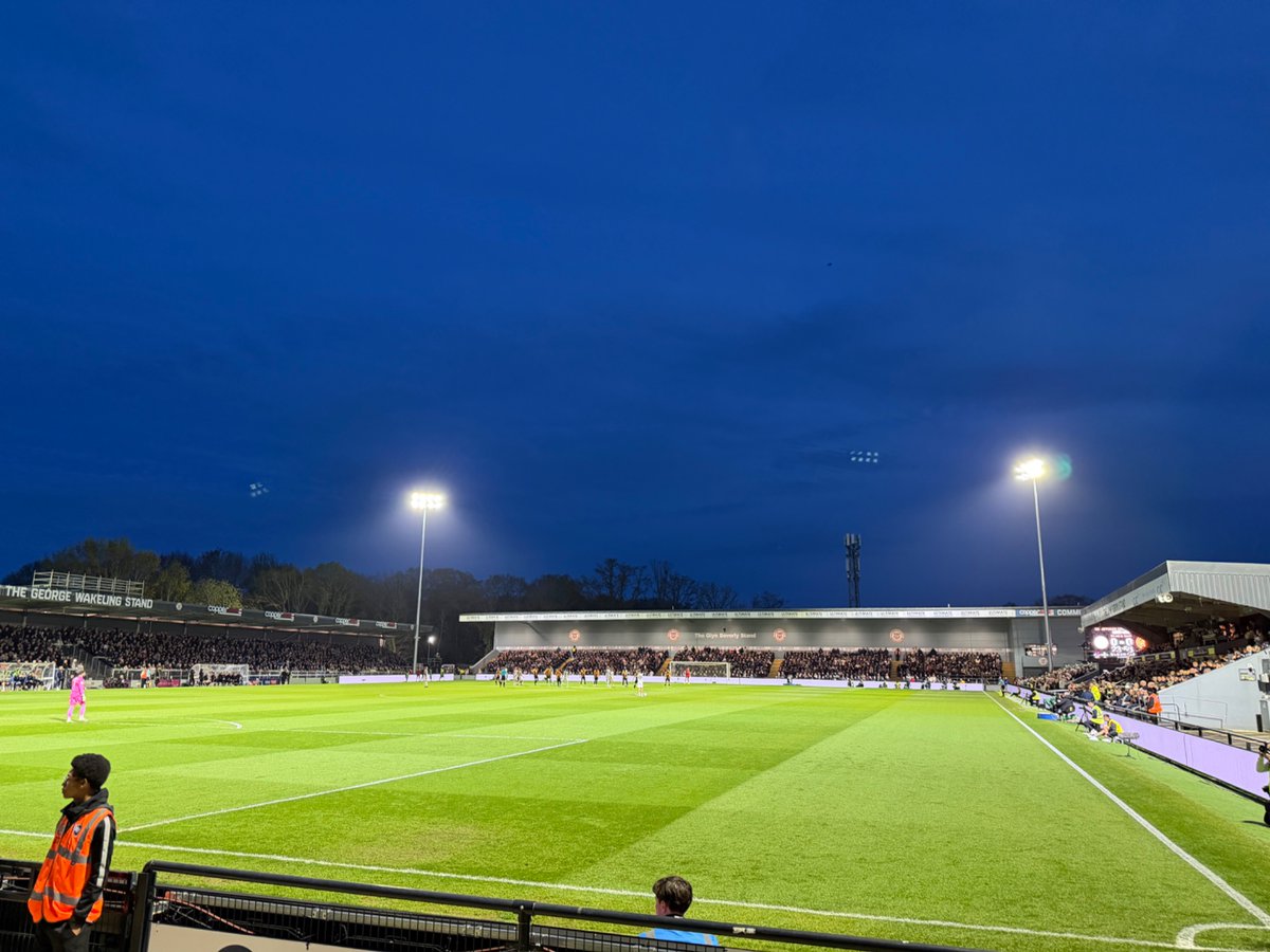Kell Watts just thighed it back to the keeper. 

The Bromley fans appealed for a pass back. 

This has happened a dozen times this season and is truly 25/26 heritage I’ll tell my grandkids about.