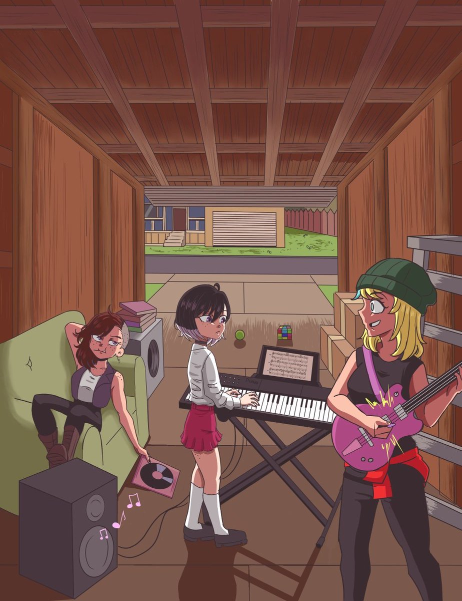 Hola ¿Qué tal, gente? Aquí IZANA.
Hoy les traigo a Rin en compañía de sus tías Luna y Sam.
Me pregunto ¿qué estarán componiendo? 🎶
Muchas gracias <a href="/milly_cartoon/">MillyCartoon</a> 
#TheLoudHouse #oc #TheLoudHousefanart #LunaLoud #Sam