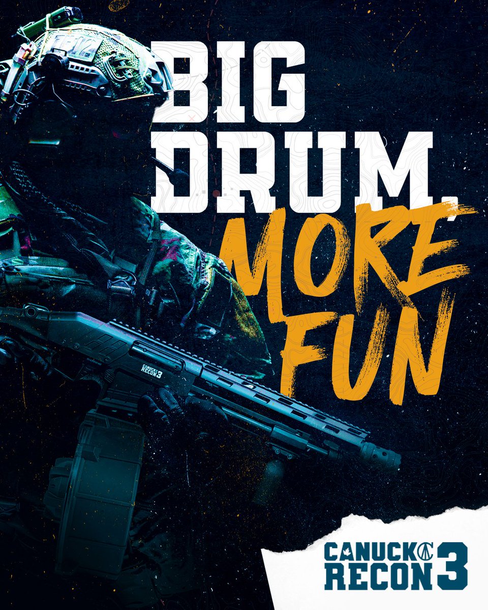 magnusandson's tweet image. Big Drums do in fact equal more fun! The Canuck Recon3 #canuckrecon3 #magfed #pumpaction #12gauge #bigdrums @Polysesouvient @CCFR_CCDAF