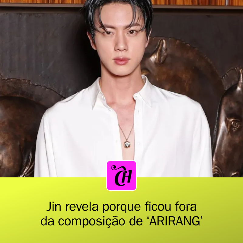 CAPRICHO's tweet image. 🚨✨ Jin do BTS fala sobre sua ausência na composição de 'ARIRANG': "Foi a melhor escolha no processo do disco!" 🎶 Com mais de 100 músicas preparadas, a nova era da banda promete muita emoção! #BTS #ARIRANG #Música

mrf.lu/v4C7