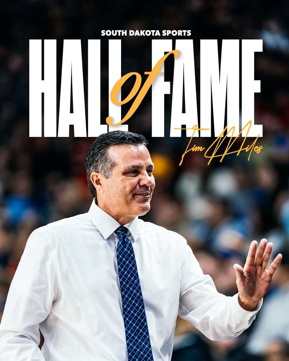 Coach Tim Miles will be inducted into the South Dakota Sports Hall of Fame, class of 2026 🙌

Congrats coach‼️ <a href="/CoachMiles/">Tim Miles</a> 

📰 bit.ly/4sxmgBv

#AllSpartans