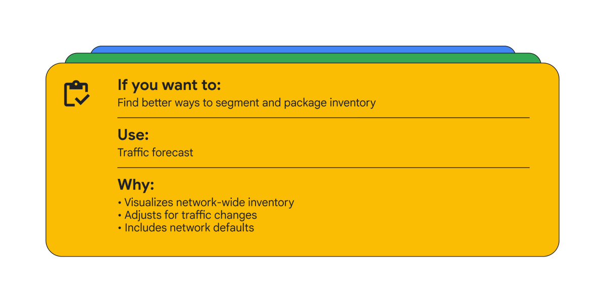 GforPublishers's tweet photo. 💡 Pro tip: Before you lock in a line item, it’s worth knowing which forecast to use.
From checking available inventory to exploring broader opportunities, #GoogleAdManager gives you a few ways to plan smarter → https://t.co/NFFwqFhWBB https://t.co/80xEva16SC