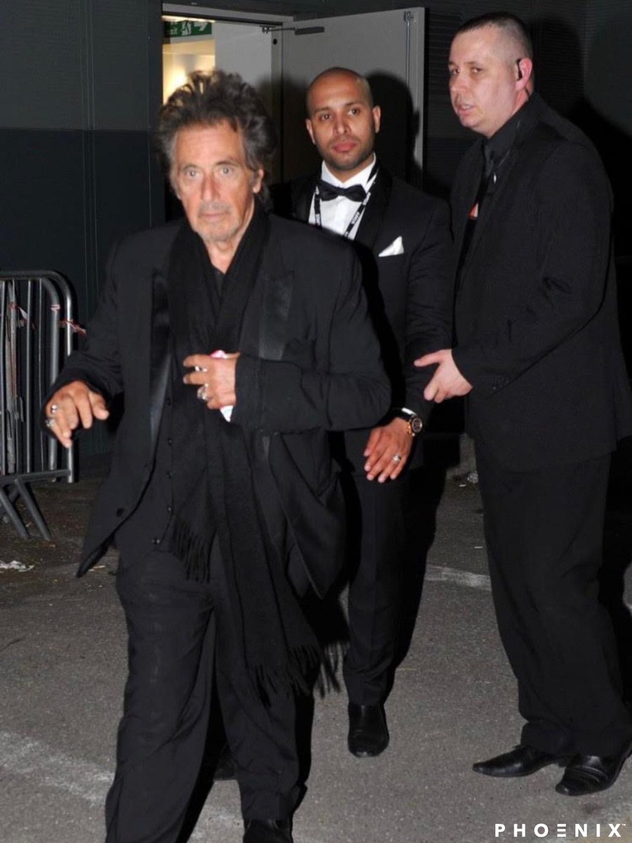 PhoenixGroupPLC's tweet image. “Every dog has his day”

Pacino however, he owns the calendar.

Phoenix Close Protection.

Enquire Now
phoenixgroupplc.com
World Leaders
@phoenixgroupplc
+44 (0) 800 124 4626

#phoenix #alpacino #closeprotection #godfather #bodyguard