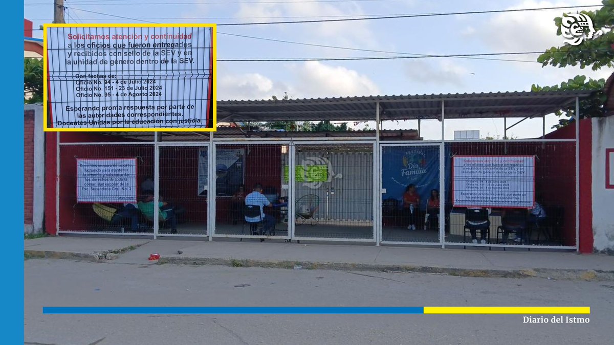diariodelistmo_'s tweet image. 🏫❌Sin acuerdos en la secundaria general 3; Cientos de alumnos sin clases tras 72 horas de paro.
¿Qué opinas?
Más información: cutt.ly/ytG7ruAm
#Coatzacoalcos #Secundaria #Huelga #DiarioDelIstmo