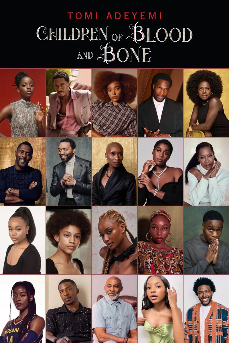 Luiz_Fernando_J's tweet image. It’s happening!!!
#Paramount unveiled at #CinemaCon first trailer of book adaptation #ChildrenOfBloodAndBone, confirming a #MLKDay long holiday release on JAN 15, 2027!
Written &amp;amp; directed by #GinaPrinceBythewood, look at the cast:
#AmandlaStenberg
#ChiwetelEjiofor
#CynthiaErivo