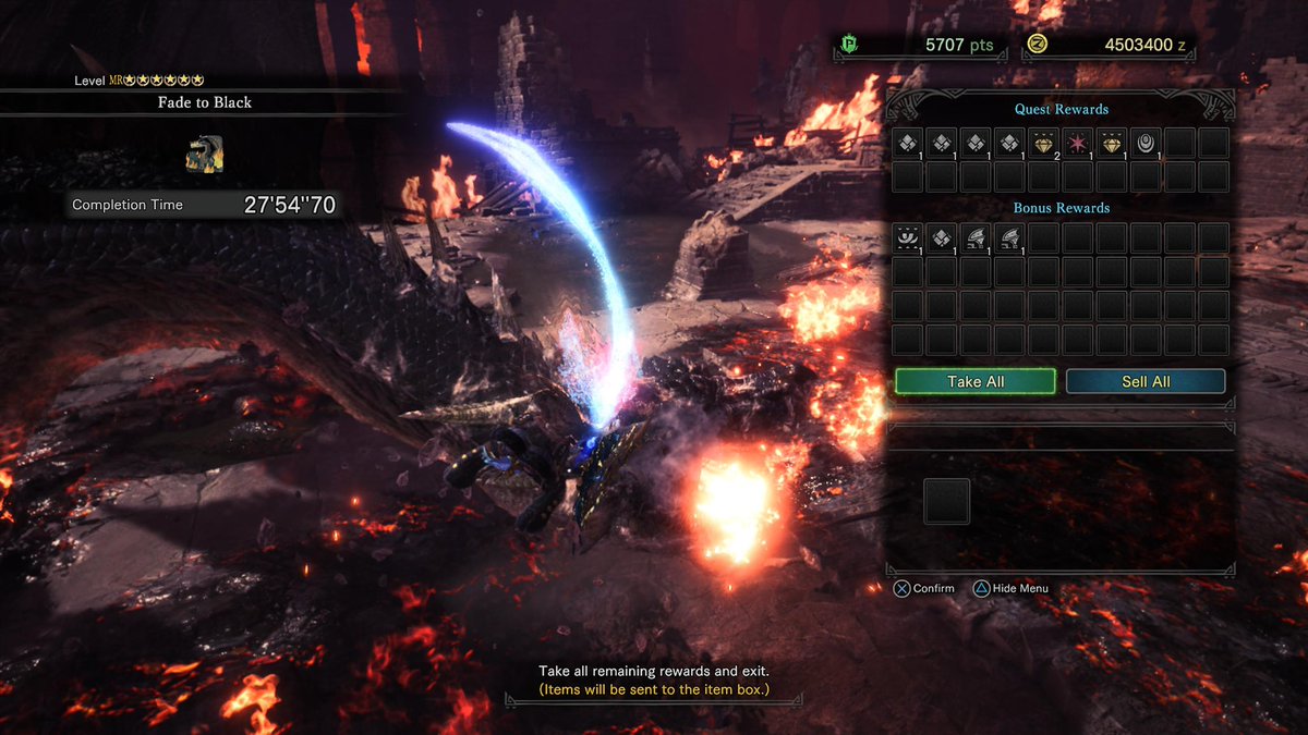 BakedDChromo's tweet image. All 7 feet of this charge blade #digging in it
