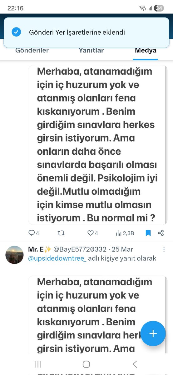 Kader3189274's tweet photo. @BayE57720332 @Serap__cetin @polissorunlar Serapçığım arkadaş bu yazıyı sayfasında defalarca paylaşmış boşuna kendimizi yormayalım Cahille sohbeti keselim https://t.co/6hotav0VUb